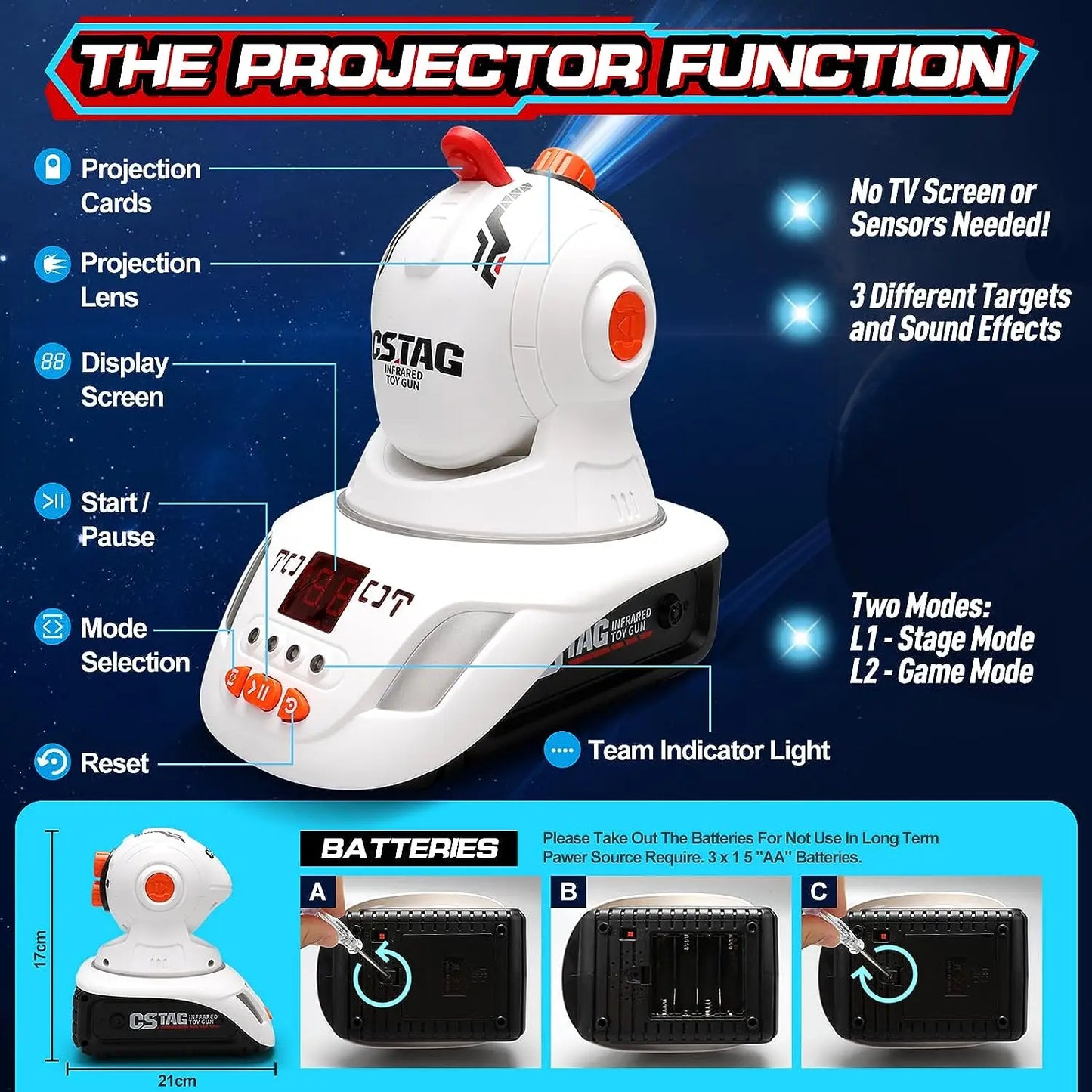 Laser Set with Projector